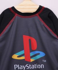 Camiseta-de-Praia-Infantil-Raglan-Playstation-Manga-Longa-com-Protecao-UV50--Preto-9964876-Preto_4