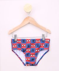 Sunga-Infantil-Slip-Homem-Aranha-Estampada-com-Protecao-UV50--Azul-Royal-9964880-Azul_Royal_1