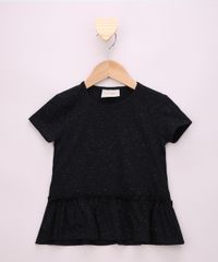 Blusa-Infantil-Basica-com-Glitter-e-Babado-Manga-Curta-Preta-9954811-Preto_1