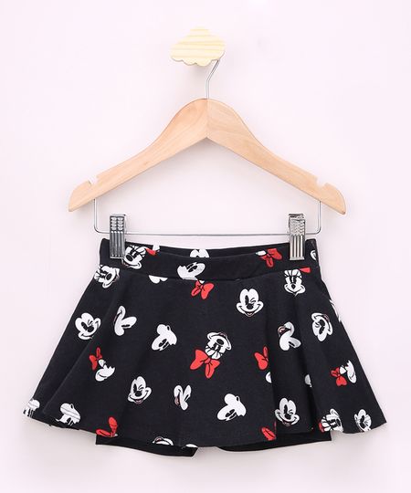 Short-Saia-Infantil-Mickey-e-Minnie-Estampado-Preto-9967237-Preto_1