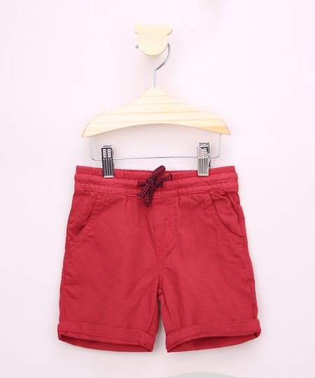 Bermuda-de-Sarja-Infantil-com-Cordao-e-Bolsos-Vermelha-1-9632289-Vermelho_1_1