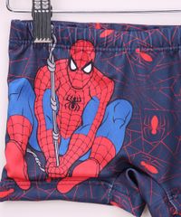 Sunga-Infantil-Boxer-Homem-Aranha-Estampada-com-Protecao-UV50--Azul-Marinho-9964837-Azul_Marinho_4