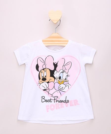Blusa-Infantil-Ampla-Minnie-e-Margarida-Coracao-com-Glitter-Manga-Curta-Branca-9969015-Branco_1