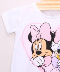 Blusa-Infantil-Ampla-Minnie-e-Margarida-Coracao-com-Glitter-Manga-Curta-Branca-9969015-Branco_4