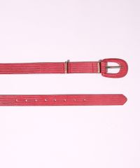 Cinto-Feminino-Medio-textura-de-Cobra-e-Fivela-Encapada-Vermelho-9927288-Vermelho_1_2