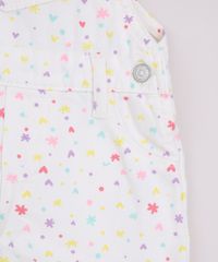 Jardineira-Infantil-de-Sarja-Estampada-de-Coracoes-com-Bolsos-Branca-9972471-Branco_4