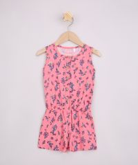 Macaquinho-Infantil-Estampado-Floral-com-Bolso-e-Botoes-Alca-Media-Rosa-9953111-Rosa_1