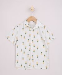 Camisa-Infantil-Estampada-Abacaxi-e-Chevron-Manga-Curta-Off-White-9967551-Off_White_1