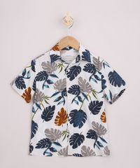 Camisa-Infantil-Estampada-Folhagem-Manga-Curta-Off-White-9967553-Off_White_1