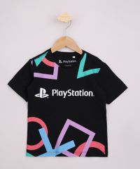 Camiseta-Infantil-Playstation-Manga-Curta-Preta-9968320-Preto_1