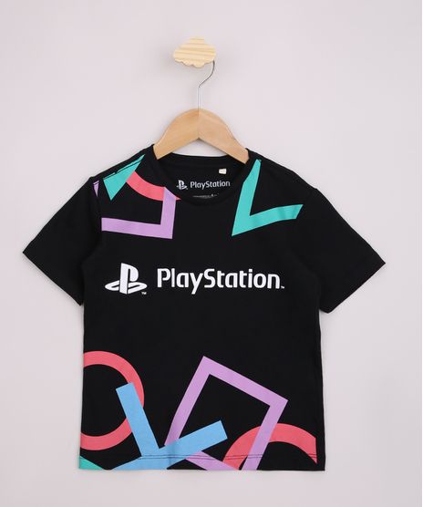 Camiseta-Infantil-Playstation-Manga-Curta-Preta-9968320-Preto_1