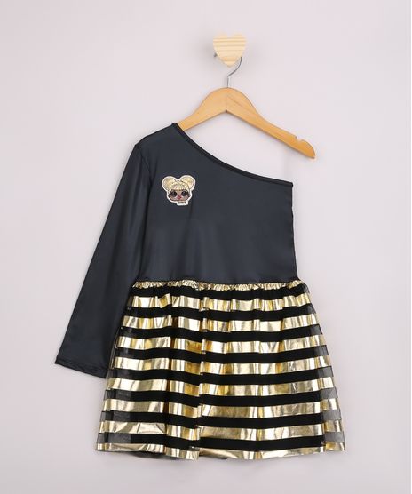 Vestido-Infantil-LOL-Surpise-Um-Ombro-So-Metalizado-com-Tule-Preto-9956564-Preto_1