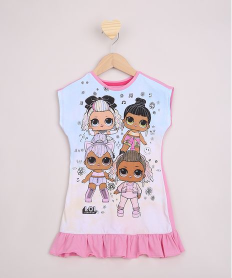 Camisola-Infantil-LOL-Surprise-com-Babado-Manga-Curta-Rosa-9958963-Rosa_1