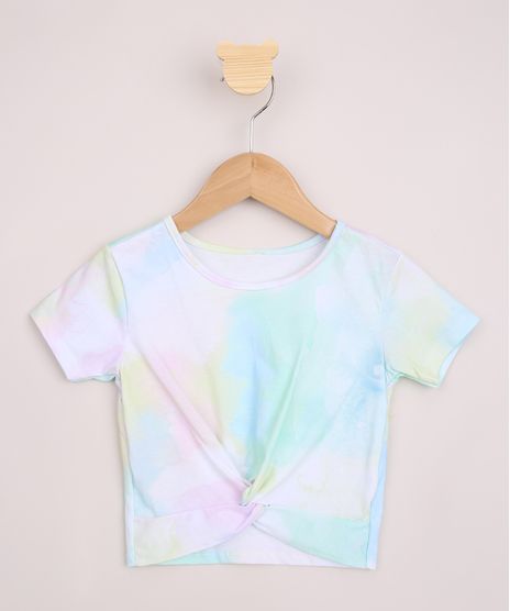 Blusa-Infantil-Estampada-Tie-Dye-com-No-Manga-Curta-Multicor-9965824-Multicor_1