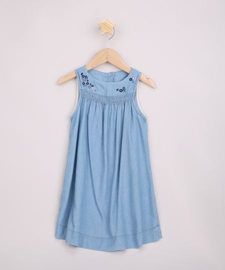 Vestido-Jeans-Infantil-Bordado-de-Flores-Alcas-Medias-Azul-Claro-9967378-Azul_Claro_1 Vestido-Jeans-Infantil-Bordado-de-Flores-Alcas-Medias-Azul-Claro-9967378-Azul_Claro_1