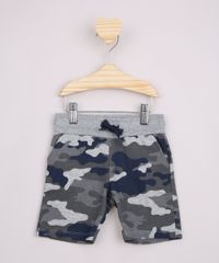 Bermuda-de-Moletom-Infantil-Estampada-Camuflada-com-Bolsos-e-Cos-Canelado-Cinza-Mescla-9970860-Cinza_Mescla_1