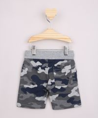 Bermuda-de-Moletom-Infantil-Estampada-Camuflada-com-Bolsos-e-Cos-Canelado-Cinza-Mescla-9970860-Cinza_Mescla_2
