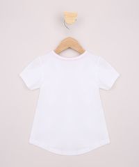Blusa-Infantil-Unicornio--I-m-Influencer--Manga-Curta-Branca-9964559-Branco_3