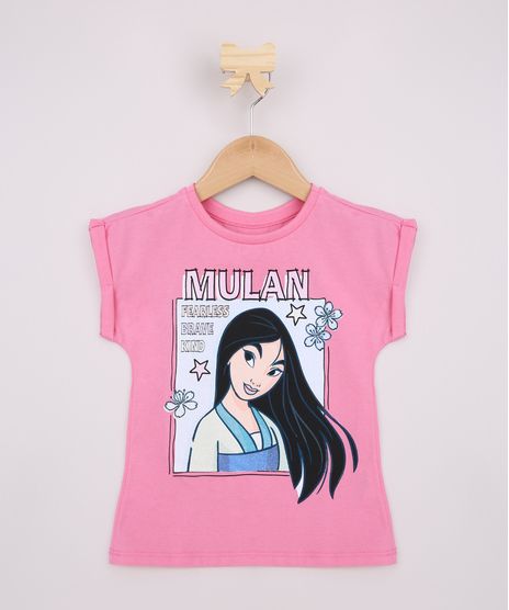 Blusa-Infantil-Mulan-com-Brilho-Manga-Curta-Rosa-9963323-Rosa_1