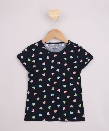 Blusa-Infantil-Estampada-de-Coracoes-Manga-Curta-Azul-Marinho-9965737-Azul_Marinho_1