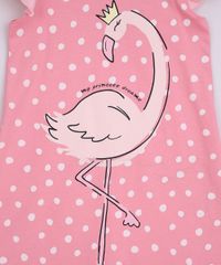 Camisola-Infantil-Flamingo-Estampada-de-Poa-Manga-Curta-Rosa-9964006-Rosa_2