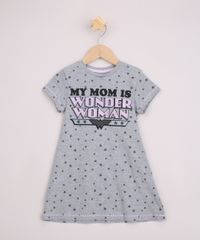 Camisola-Infantil-Mulher-Maravilha-e-Estrelas-Manga-Curta-Cinza-Mescla-9949618-Cinza_Mescla_1