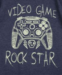 Camiseta-Infantil--Video-Game-Rock-Star--Manga-Curta-Azul-Marinho-9968616-Azul_Marinho_2