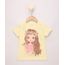 Blusa-Infantil-Menina-com-Flores-e-Glitter-Manga-Curta-Amarela-9968353-Amarelo_1