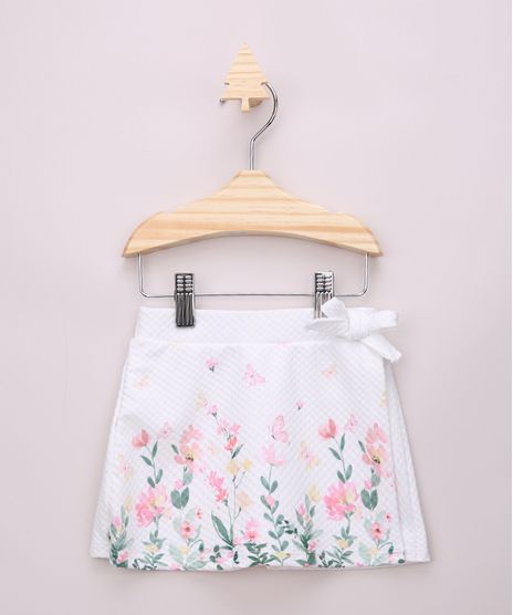 Short-Saia-Infantil-Transpassado-Texturizado-com-Estampa-Floral-e-Laco-Off-White-9967898-Off_White_1