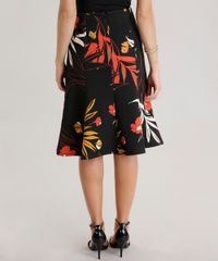 Saia-Midi-Estampada-Floral-com-Fivela-Preta-8642441-Preto_2