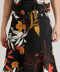 Saia-Midi-Estampada-Floral-com-Fivela-Preta-8642441-Preto_4