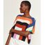 Blusa-Feminina-DVF-Ampla-Listrada-Geometrica-Manga-Curta-Decote-Redondo-Multicor-9954210-Multicor_1