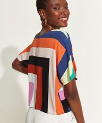 Blusa-Feminina-DVF-Ampla-Listrada-Geometrica-Manga-Curta-Decote-Redondo-Multicor-9954210-Multicor_2