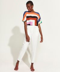 Blusa-Feminina-DVF-Ampla-Listrada-Geometrica-Manga-Curta-Decote-Redondo-Multicor-9954210-Multicor_3