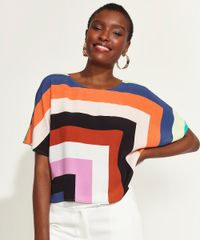 Blusa-Feminina-DVF-Ampla-Listrada-Geometrica-Manga-Curta-Decote-Redondo-Multicor-9954210-Multicor_4
