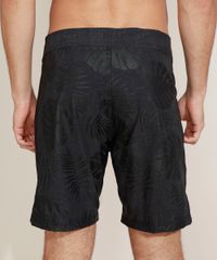 Bermuda-Surf-Masculina-Estampada-de-Coqueiros-com-Cordao-e-Bolso-Chumbo-9943839-Chumbo_2
