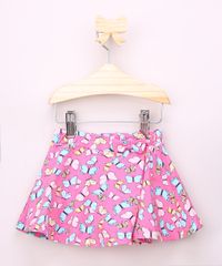 Short-Saia-Infantil-Estampado-de-Borboletas-com-Laco-Pink-9964685-Pink_1