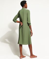 Vestido-Chemise-Feminino-DVF-Midi-com-Bolsos-Manga-Longa-Verde-Militar-9954225-Verde_Militar_2