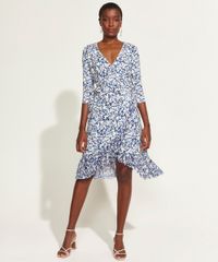 Vestido-Feminino-DVF-Curto-Envelope-Estampado-de-Libelulas-com-Babado-Manga-3-4-Off-White-9954179-Off_White_1