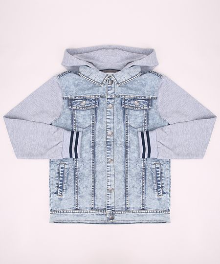 Jaqueta-Jeans-Juvenil-com-Capuz-e-Punho-Listrado-Azul-Claro-9807510-Azul_Claro_1