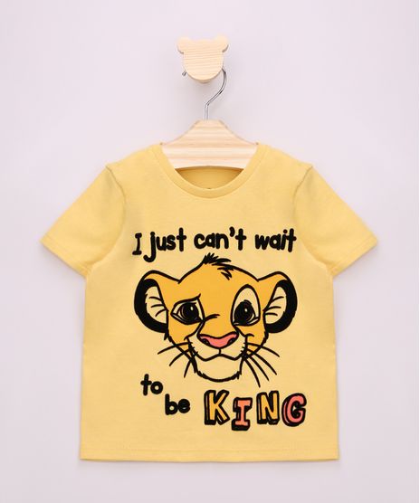 Camiseta-Infantil-Simba-O-Rei-Leao-Flocada-Manga-Curta-Gola-Careca-Amarela-9963398-Amarelo_1