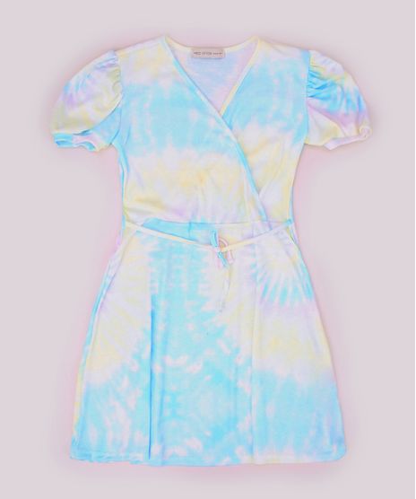 Vestido-Juvenil-Transpassado-Estampado-Tie-Dye-Manga-Curta-Bufante-Decote-V-Multicor-9967427-Multicor_1