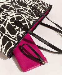 Bolsa-Feminina-DVF-Shopper-Grande-Estampada-Assinatura-com-Carteira-Preta-9954392-Preto_5