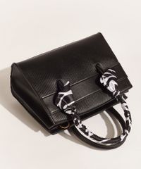 Bolsa-Feminina-DVF-Tote-Media-com-Lenco-Estampado-e-Alca-Transversal-Removivel-Preta-9954393-Preto_3