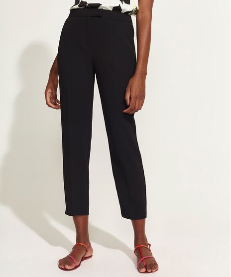 Calca-Social-Feminina-DVF-Reta-Cintura-Alta-Alfaiatada-Preta-9954203-Preto_1
