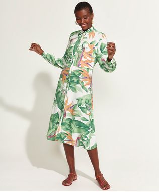 Vestido-Chemise-Feminino-DVF-Midi-Estampado-de-Folhagem-Manga-Longa-Off-White-9954211-Off_White_1