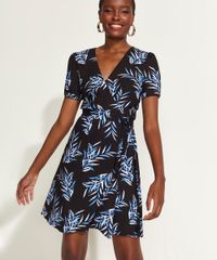 Vestido-Feminino-DVF-Curto-Envelope-Estampado-Folhas-Manga-Bufante-Preto-9954221-Preto_1