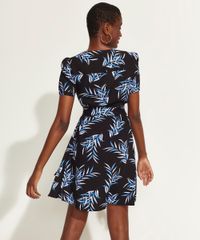 Vestido-Feminino-DVF-Curto-Envelope-Estampado-Folhas-Manga-Bufante-Preto-9954221-Preto_2