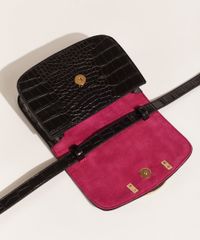 Bolsa-Pochete-DVF-Pequena-Texturizada-Croco-com-Fivela-Preta-9954394-Preto_3