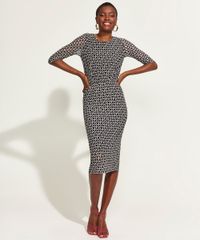 Vestido-Feminino-DVF-Midi-Estampado-de-Elos-Manga-3-4-Preto-9954184-Preto_3